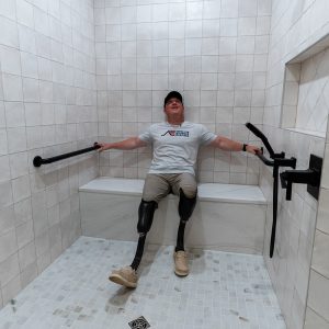Life changing accessible shower
