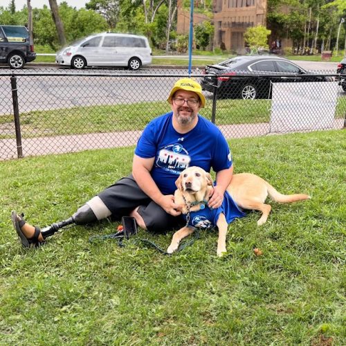 PFC Bauer with Service Dog_1